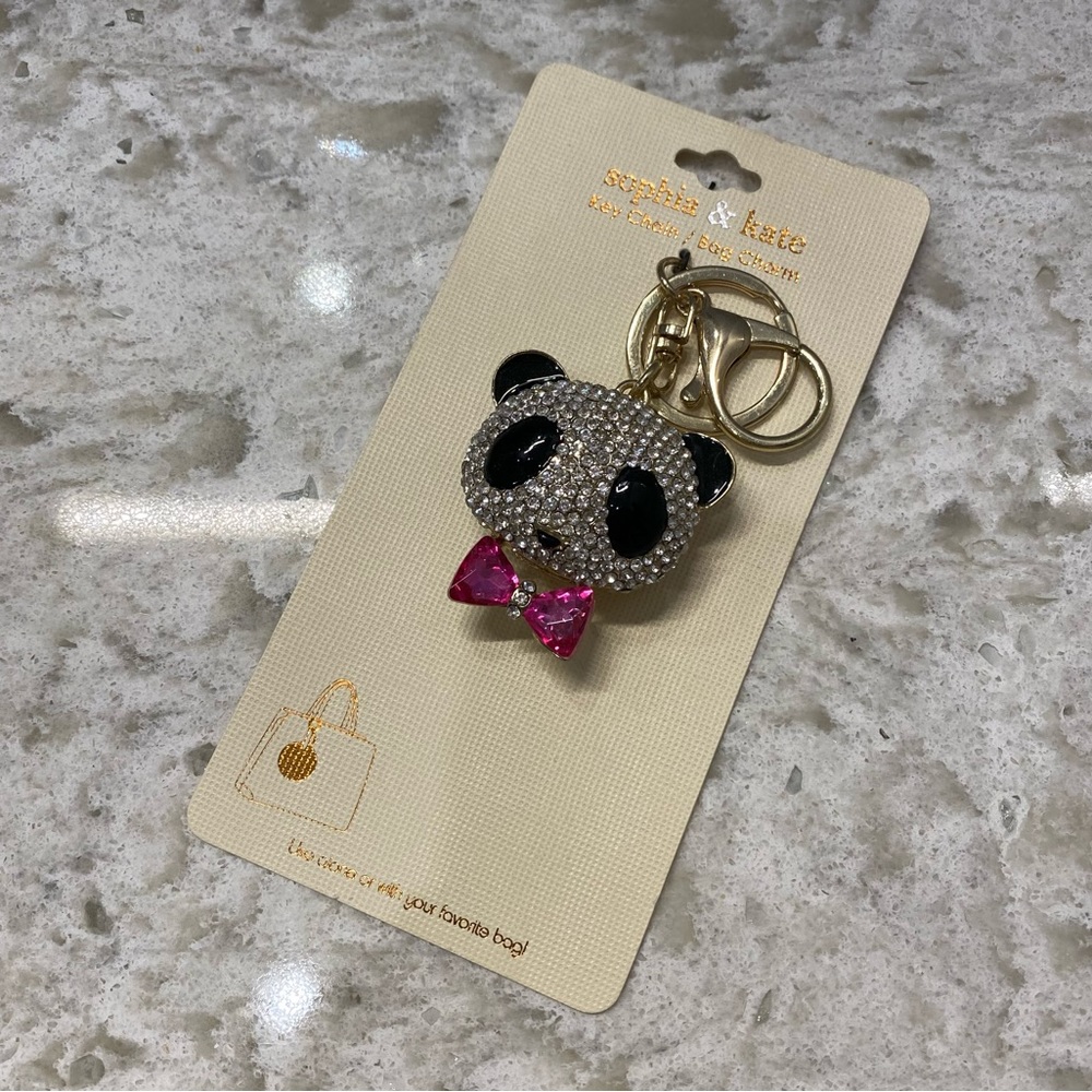 2/$10 Sophia and Kate Panda Keychain Bag Charm